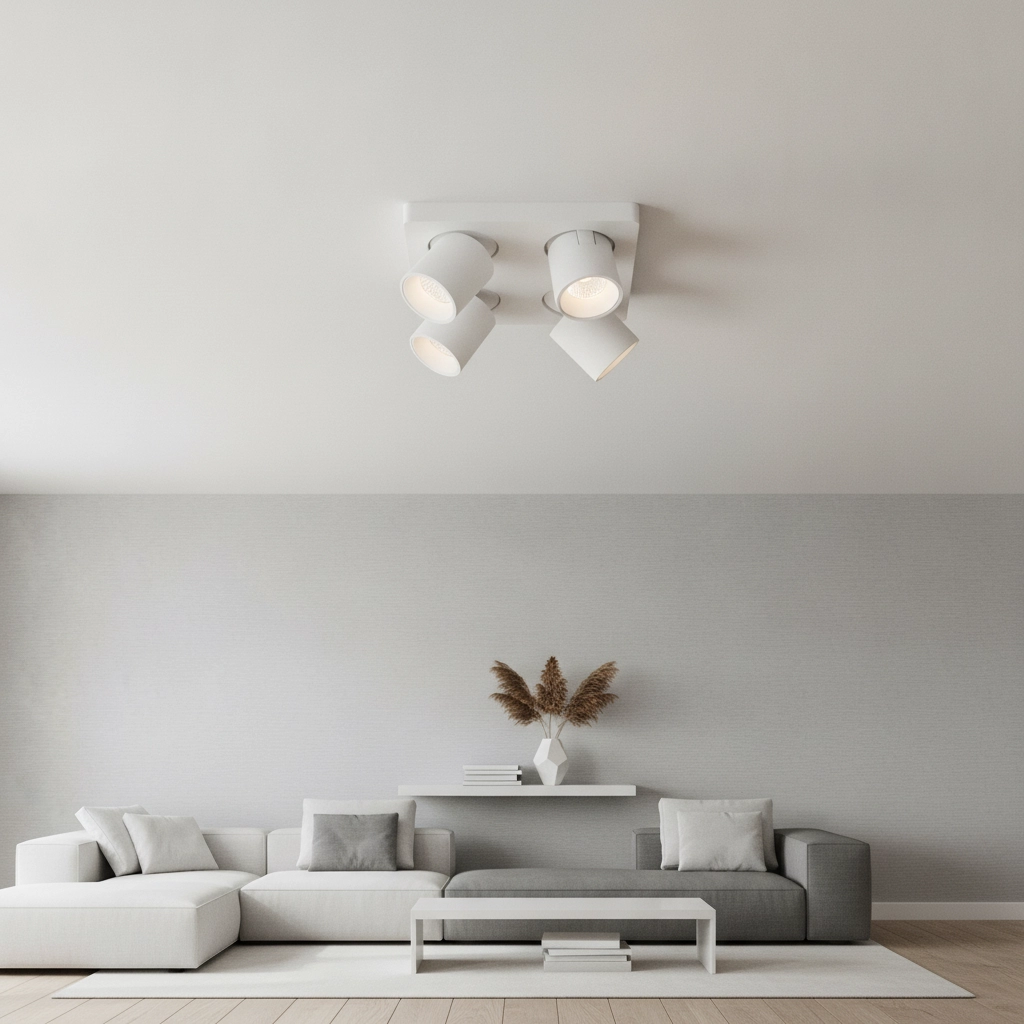 4-lichts opbouwspot Laguna led