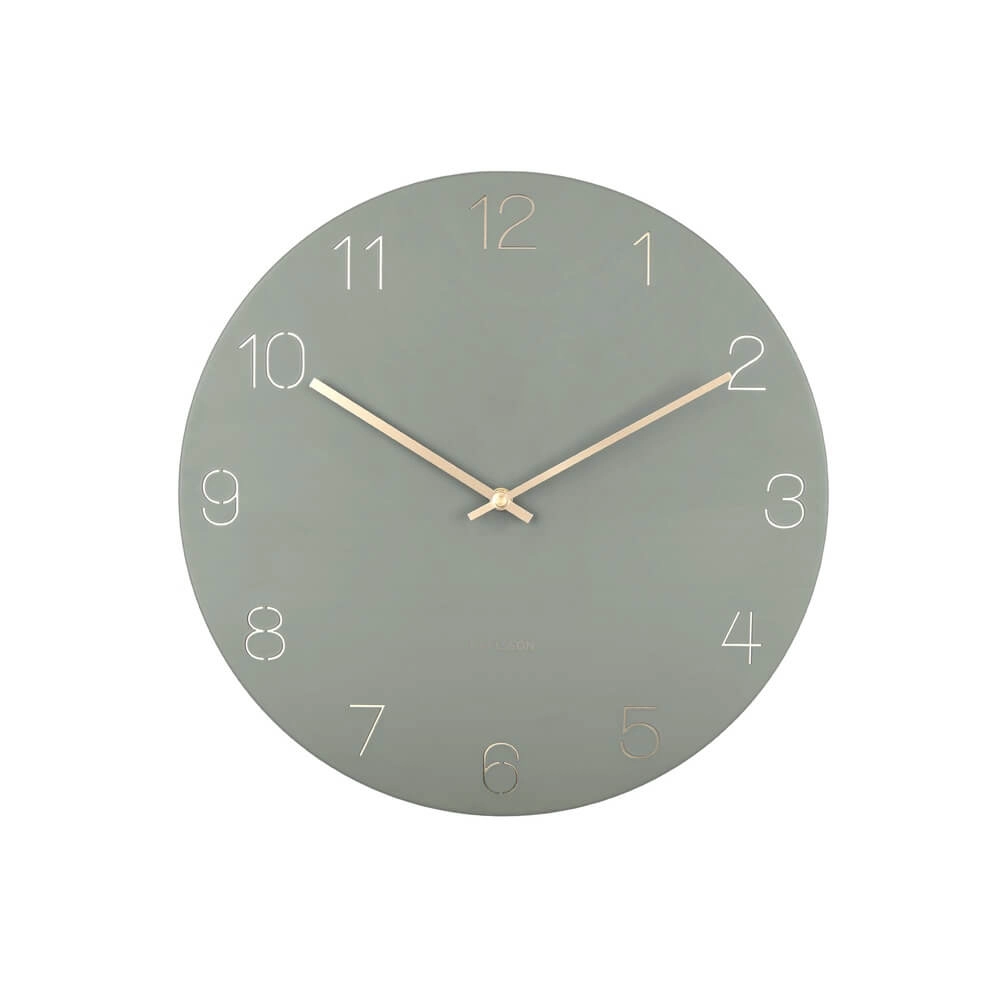Wandklok Charm groen - Ø 40cm