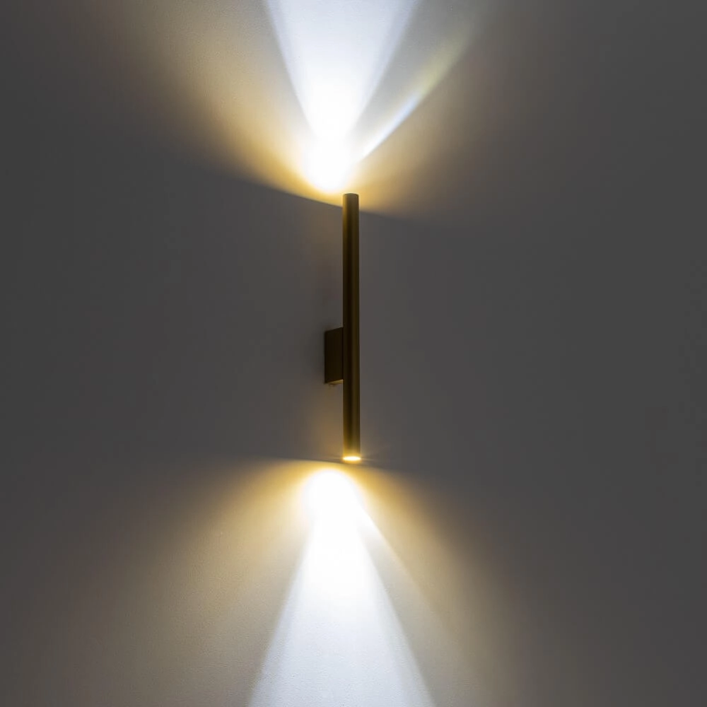 Smalle wandlamp Laser Wall goud Lyora 5903139105620