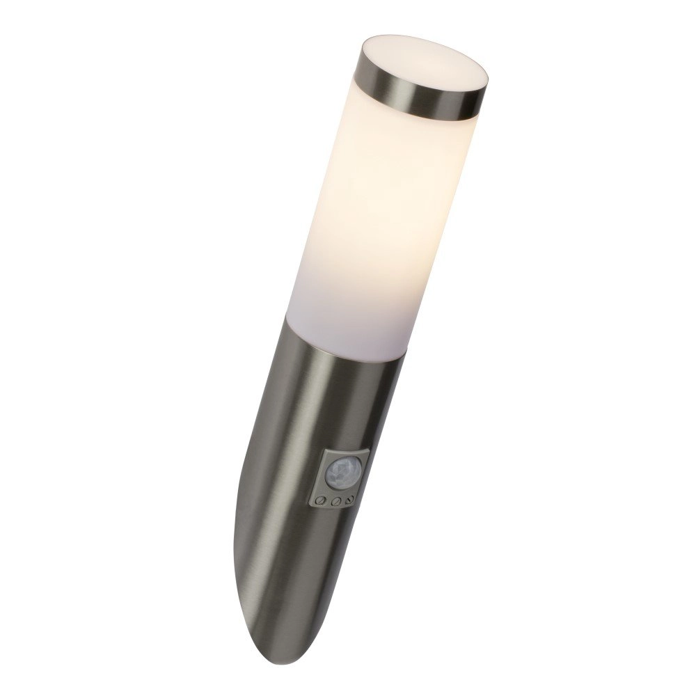 RVS muurlamp Chorus met sensor