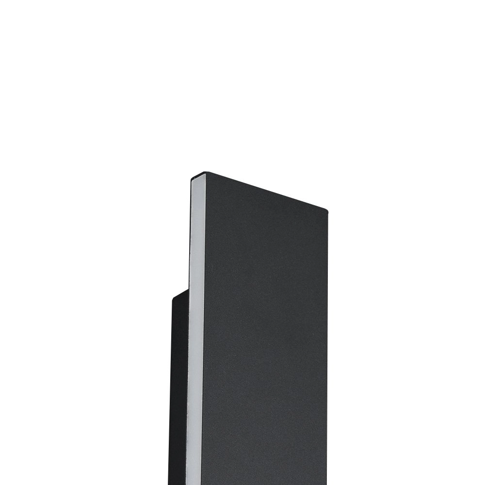 muur licht Concha 28cm antraciet Trio 4017807433401