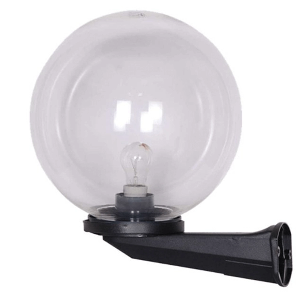 Globelamp Bolano 30cm. muur transparant
