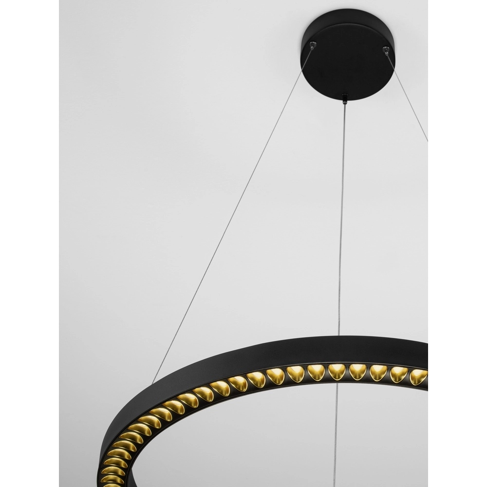 Ronde hanglamp Deos zwart Lyora 5212017463722