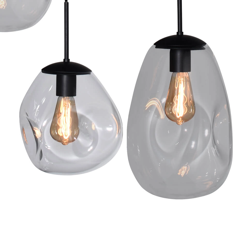 Hanglamp Lava 8x helder glas Masterlight 8718121286280