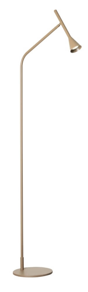 Taupe vloerlamp Kim 166cm
