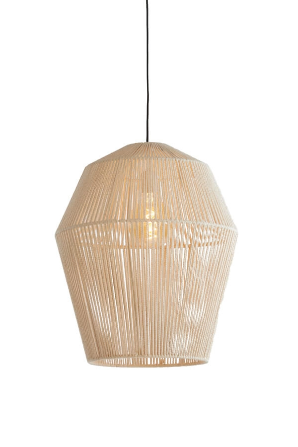 Scandinavische hanglamp Deya crème Ø 45cm