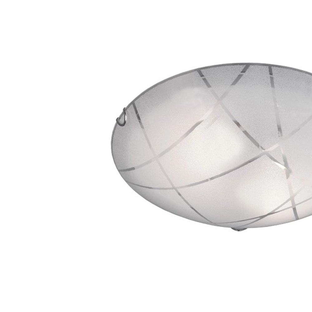 Plafondlamp Sandrina 40cm wit Trio 4017807398618