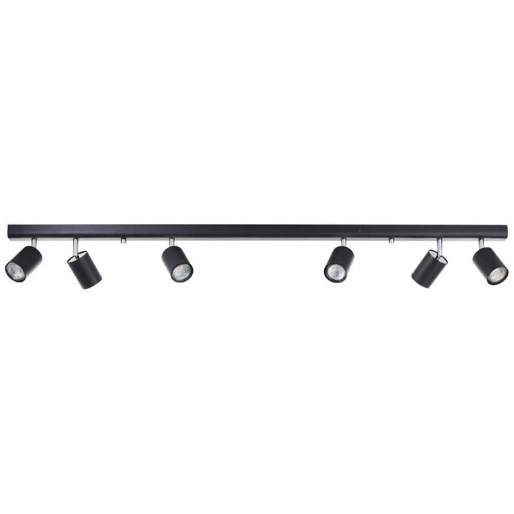 6-lichts plafondlamp Different design zwart Brilliant 4004353435294