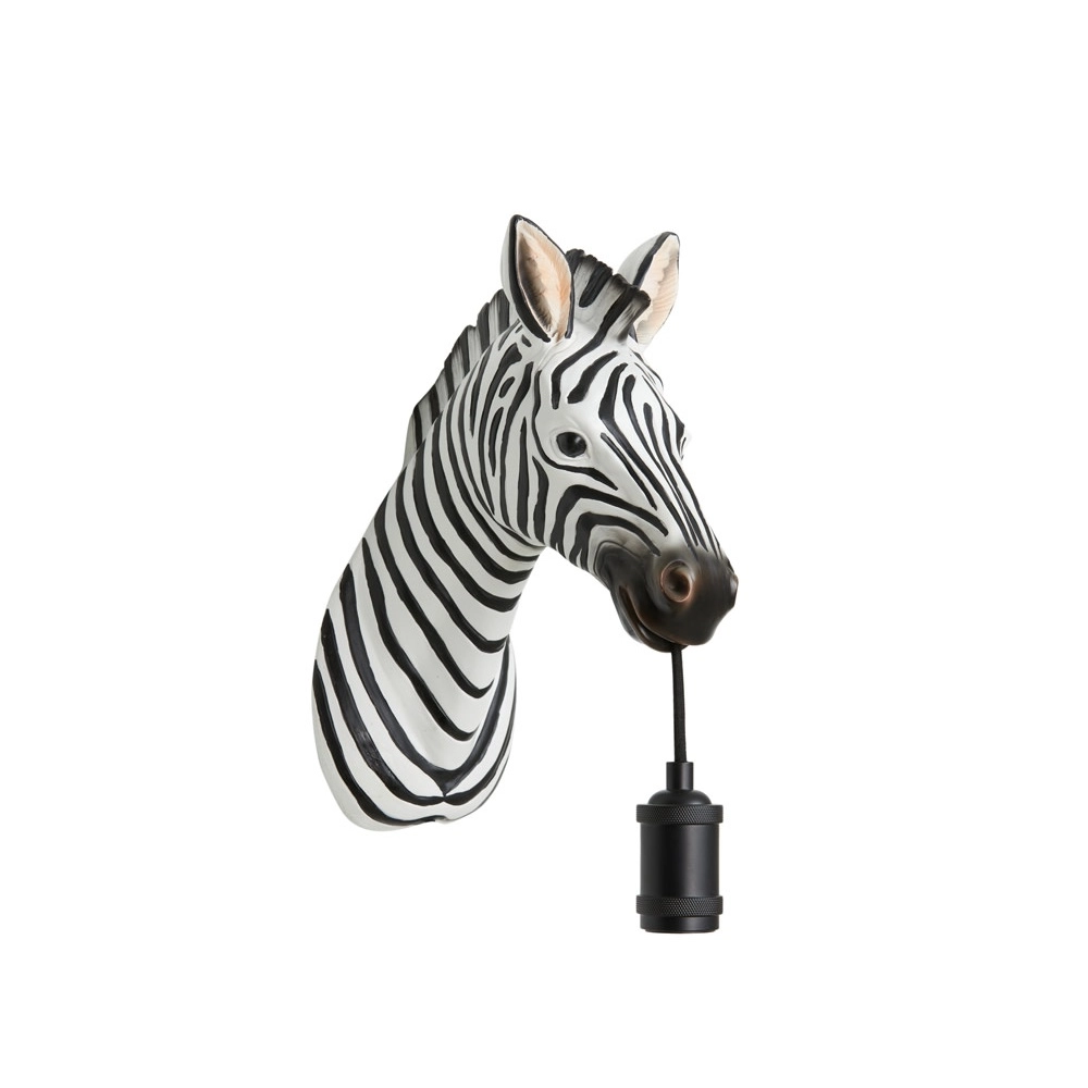 Wandlamp Zebra zwart en wit Light & Living 8717807627300