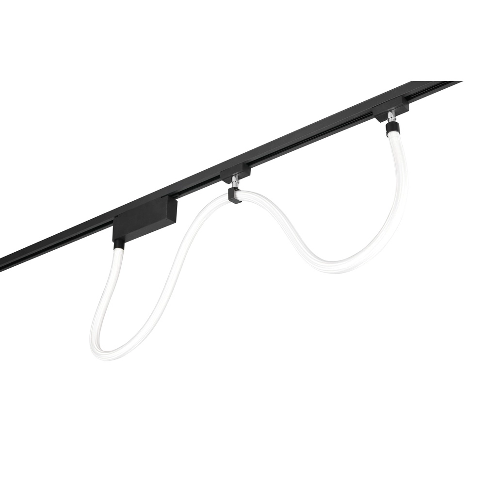 Railverlichting slang Tube zwart 160cm 2-fase Trio 4017807667431