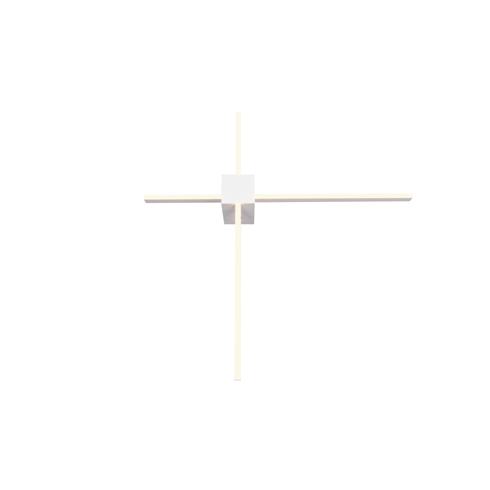 Moderne wandlamp Cassino wit 67,5cm Trio 4017807683240