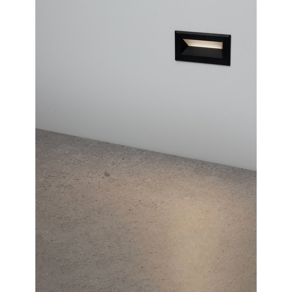 Design inbouwlamp Vivion zwart