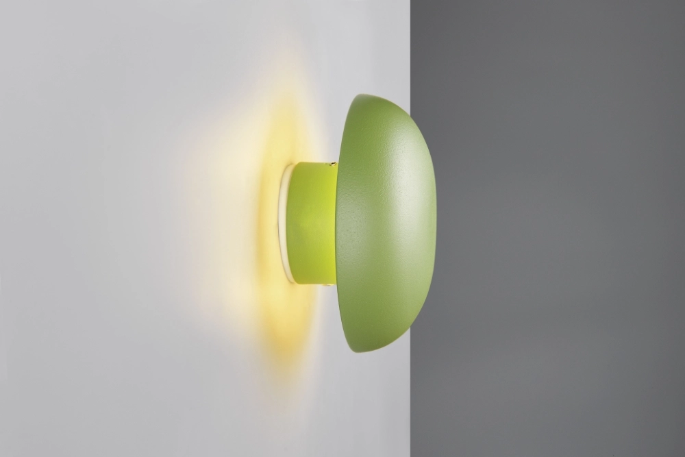 Groene wandlamp Davey Ø 15cm Trio 4017807643824