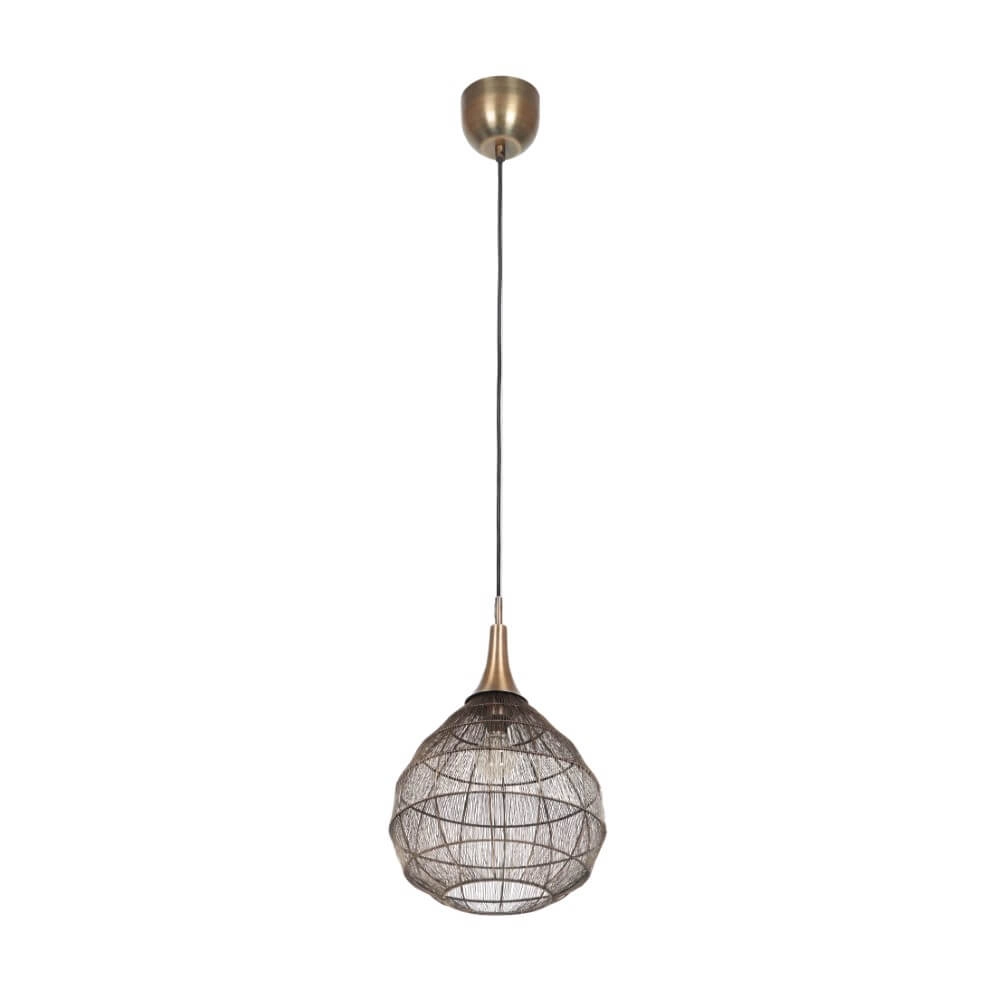 Ronde hanglamp Soraya Ø 42cm - brons Trio 4017807617467