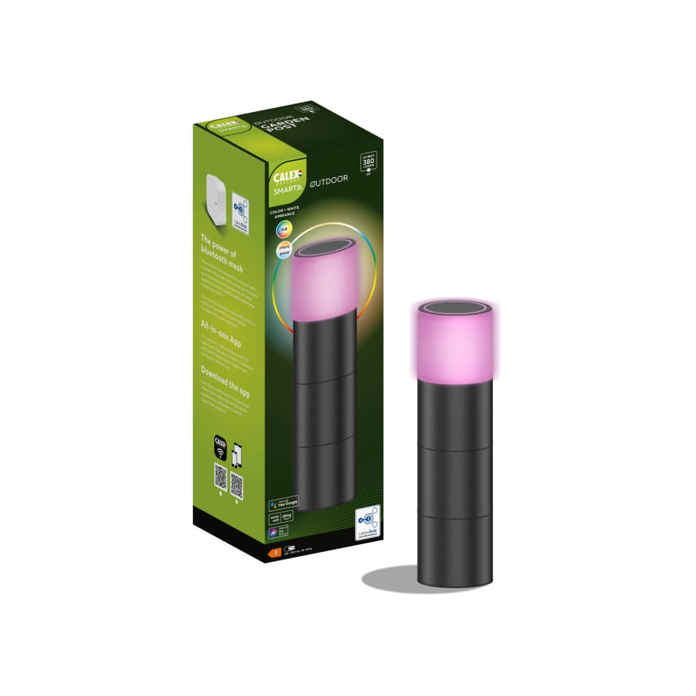 Smart buitenlamp Link Post 45cm - zwart Circle 8712879149545