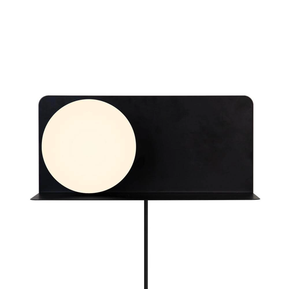 Muurlamp met bol Lilibeth zwart Nordlux 5704924016028
