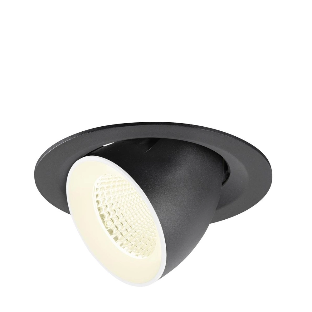 Inbouwspot Numinos Gimble M zwart/wit 4000K - 40gr