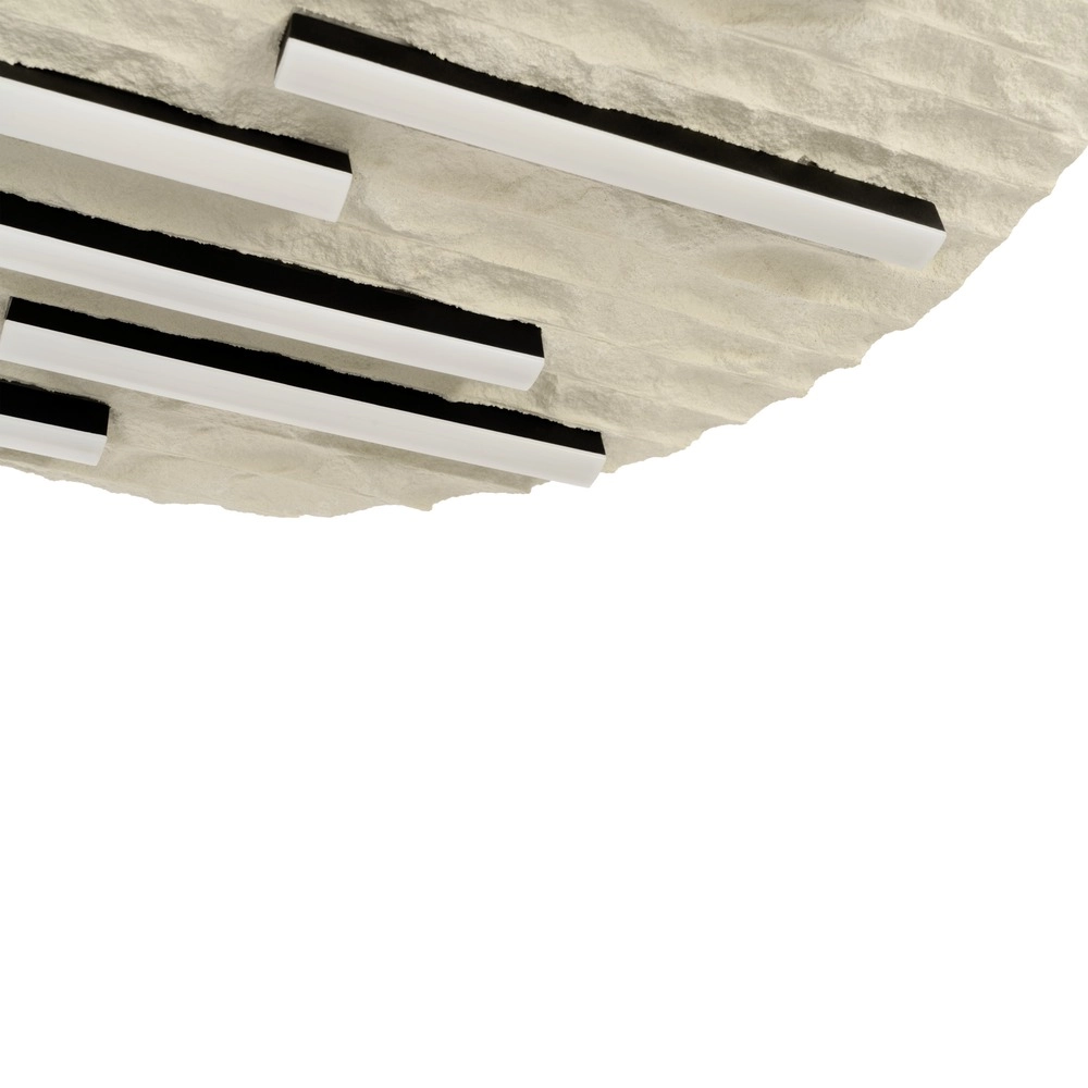 Plafondlamp Campomarino zand bruin Ø 38cm Eglo 9008606408900