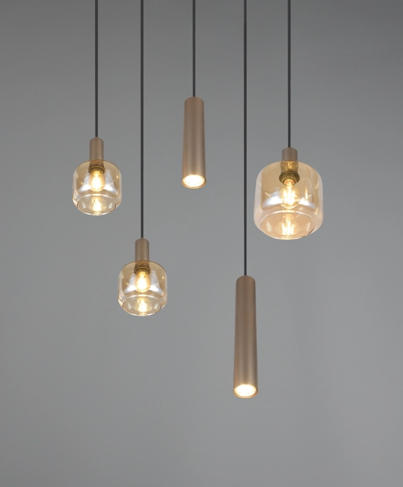 Design hanglamp Mataro 5-lichts (2x GU10) Trio 4017807707717