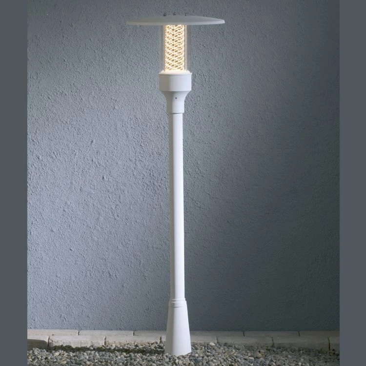 Design terraslamp Nova 118 118cm mat wit KonstSmide 7318304052506