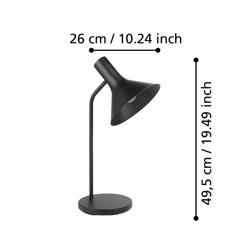 Zwarte tafellamp Morescana Stars of Light 9008606243273
