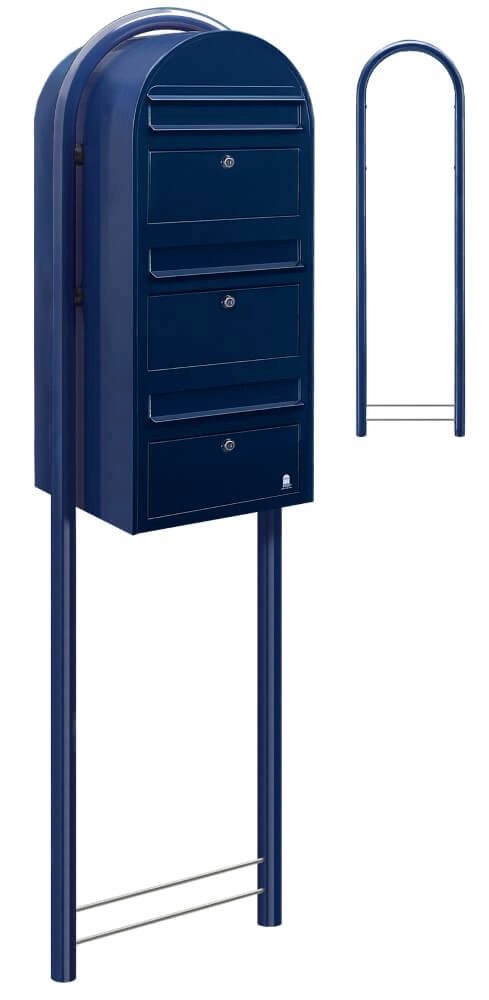 Brievenbus Trio 5003 Donkerblauw Bobi 6417237015099