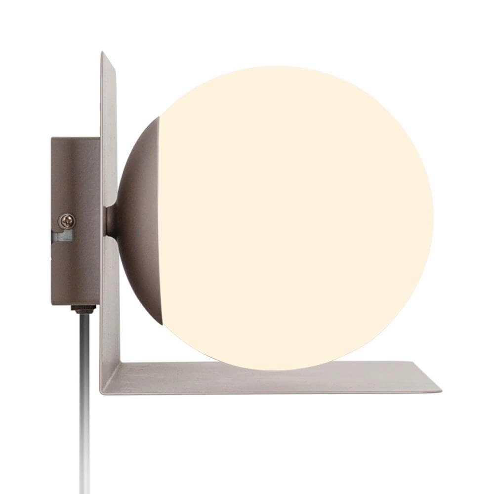 Muurlamp met bol Lilibeth bruin Nordlux 5704924016004