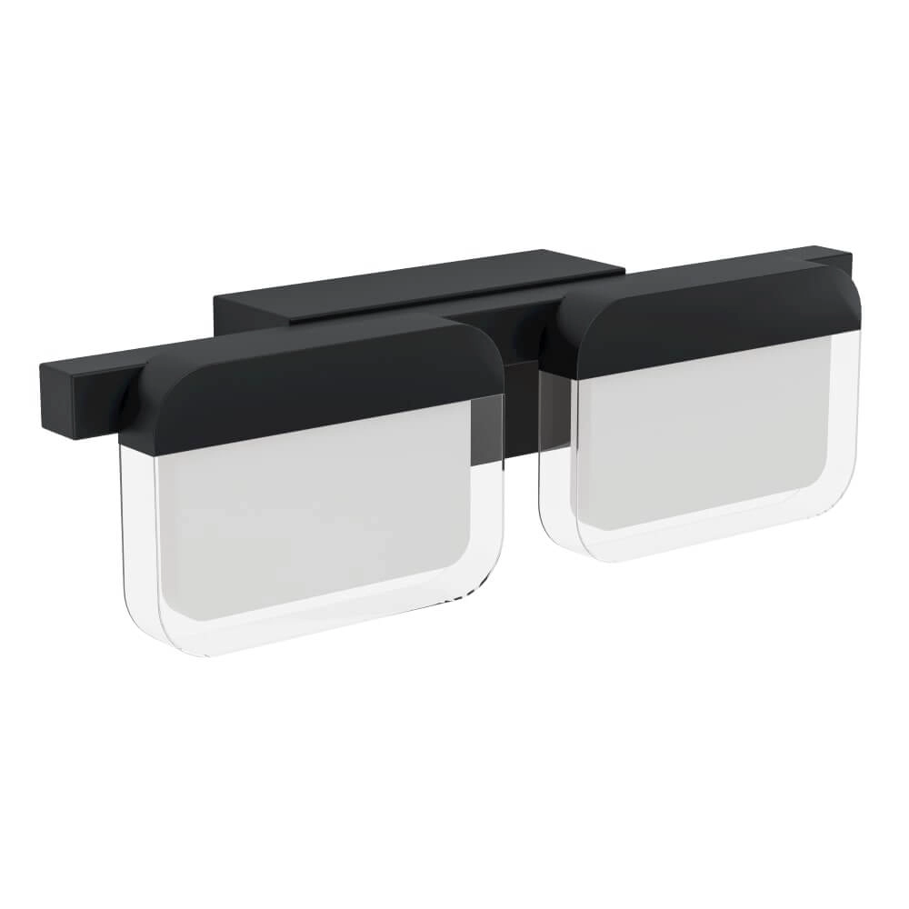 Led wandlamp Ervidel zwart