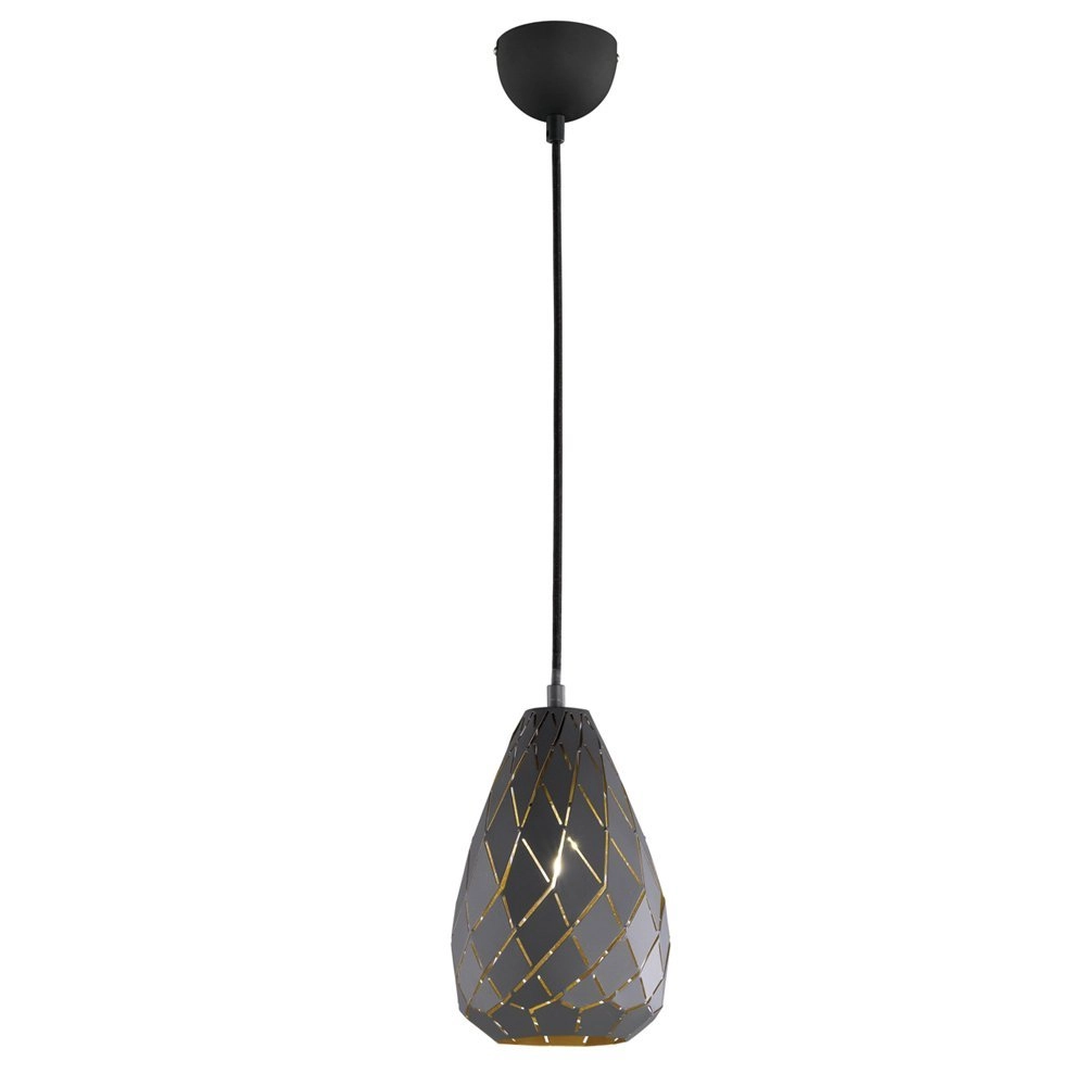 Hanglamp Onyx pendel antraciet Trio 4017807390322