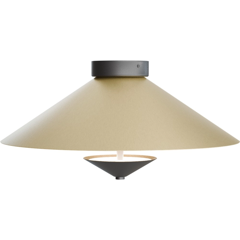 Plafondlamp Ceppo zwart met goud Ø 45cm Masterlight 8718121389684