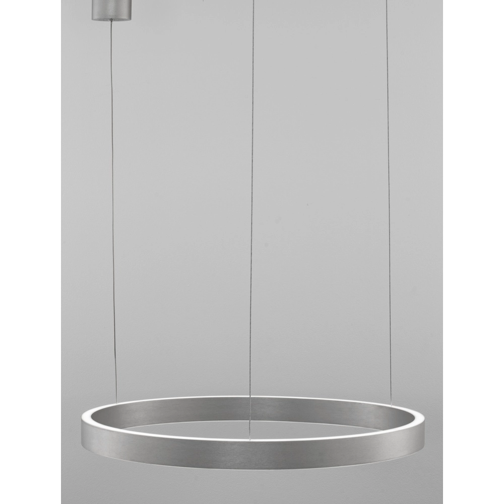 Design hanglamp Elowen zilvergrijs Ø 60cm
