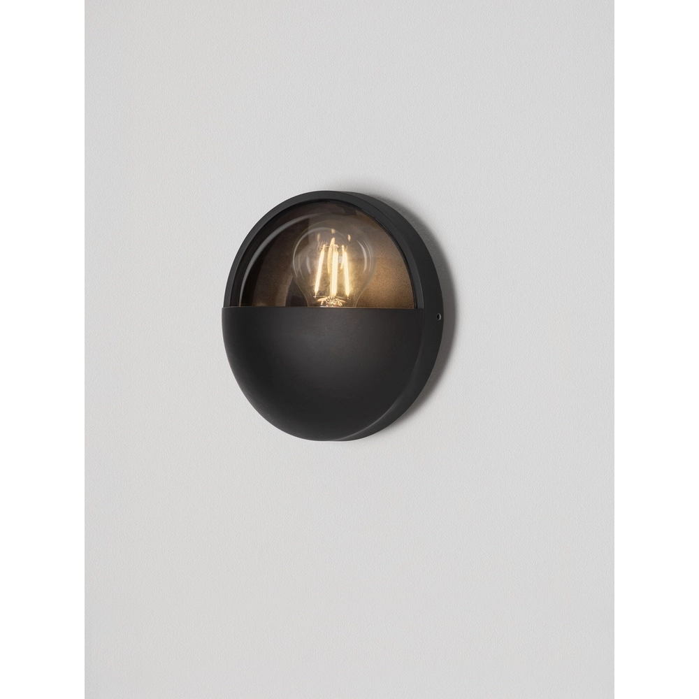 Ronde design wandlamp Amel antraciet Lyora 5212017477255