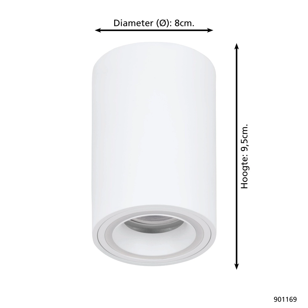 Zigbee opbouw spot Carosso-Z wit Eglo 9008606312917
