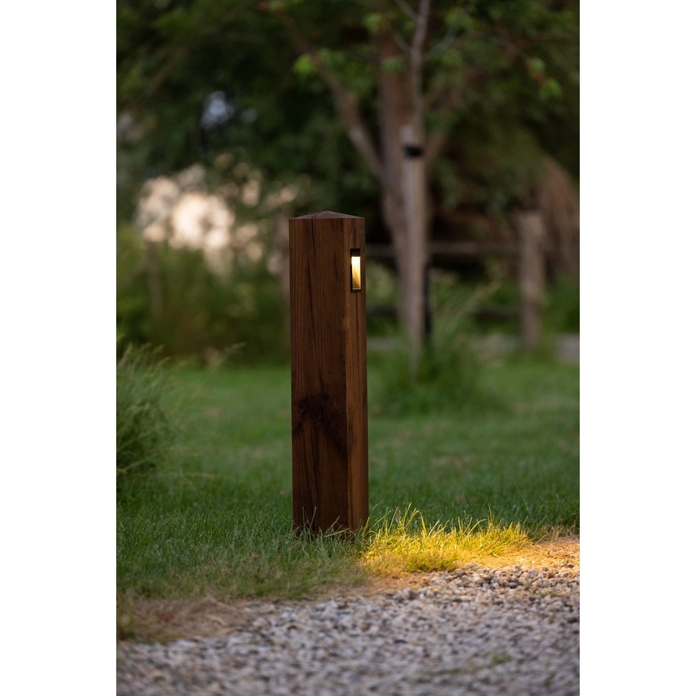 Houten pad lamp Torre 100 Eiken - 10x10x90cm - 2700K Timberlab 8716803514553