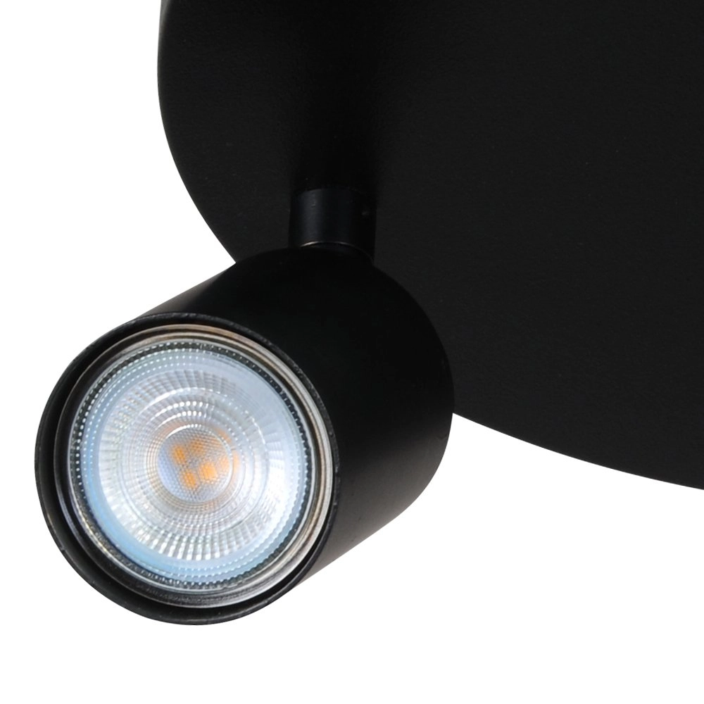 Zwarte plafondlamp Bounce met spots Masterlight 8718121209968