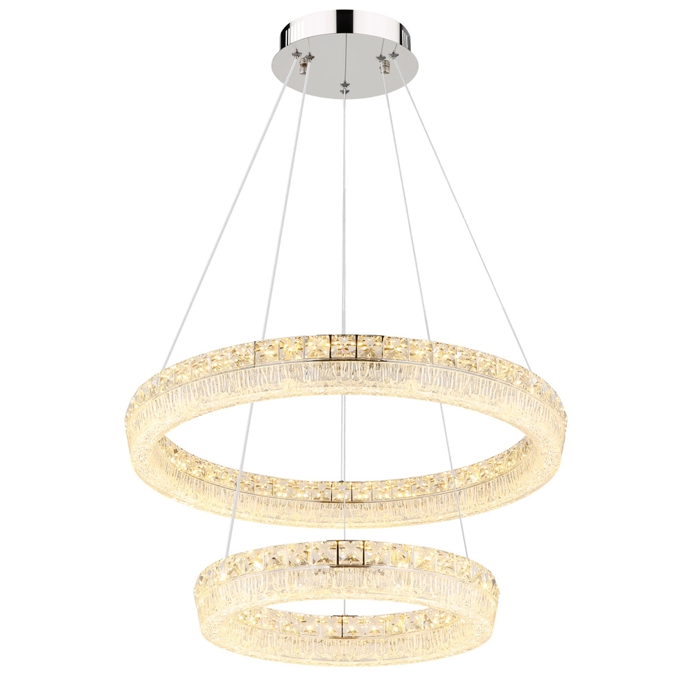 Hanglamp Laurel chroom Ø 60cm Globo 9007371575770