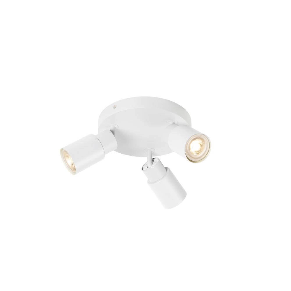Ronde spot Puri 2.0 Tube wit 3-lichts