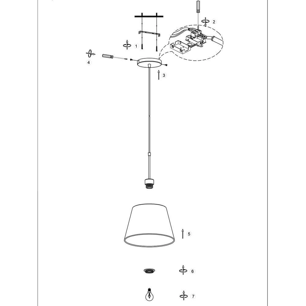 Bamboe hanglamp Bloeba Ø 60cm Steinhauer 8712746177244