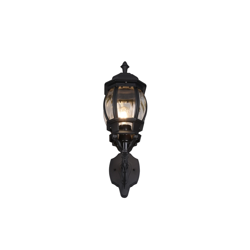Klassieke wandlamp Elvo zwart Trio 4017807543803