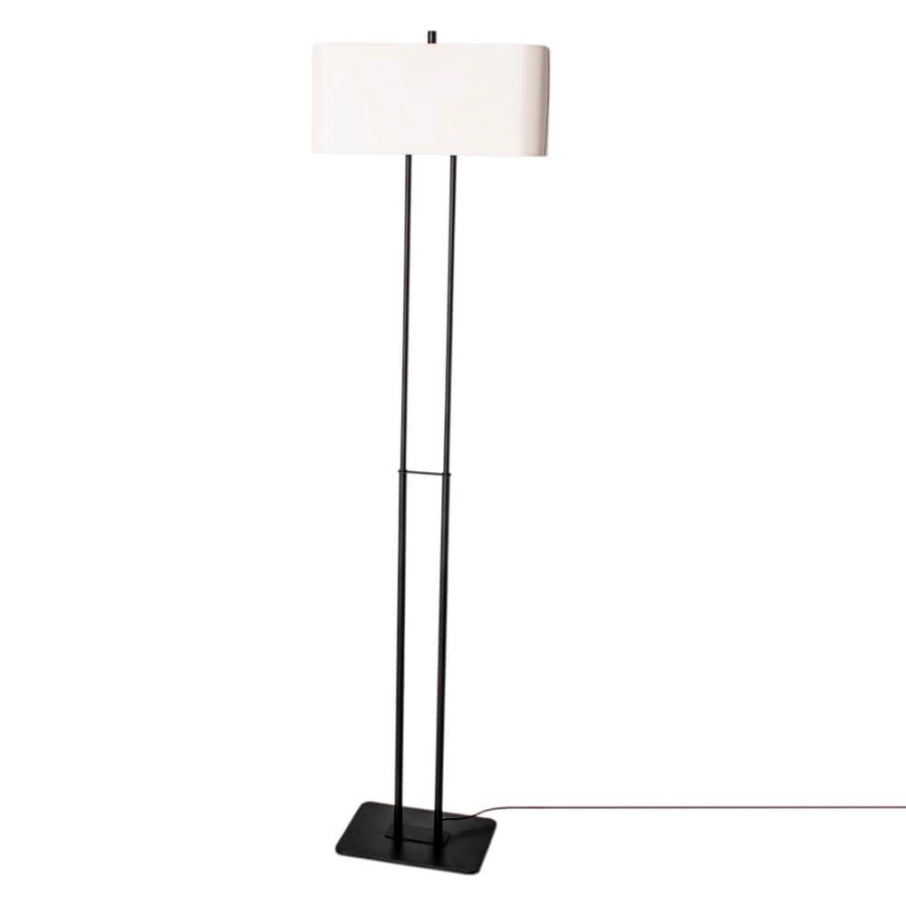 Staande lamp Lutton wit
