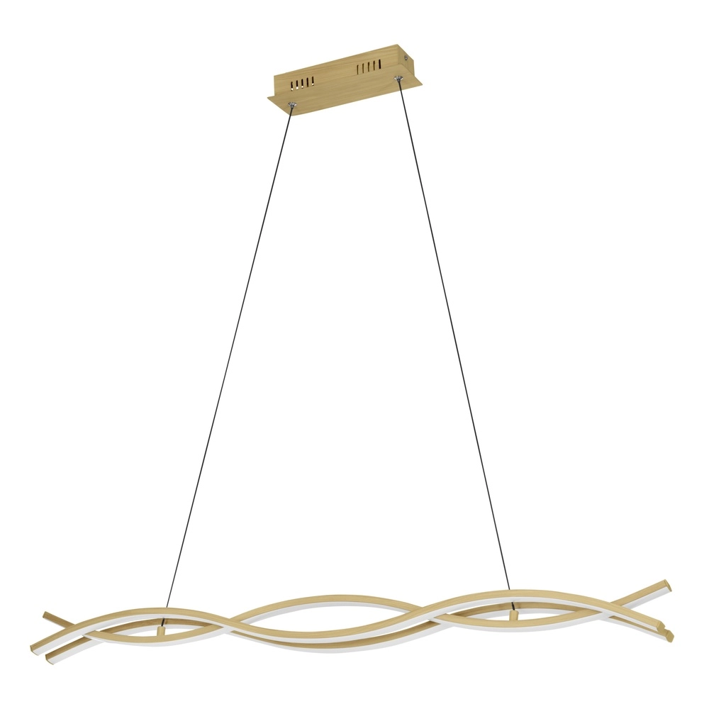 Houtlook led hanglamp Lasana 4 90cm