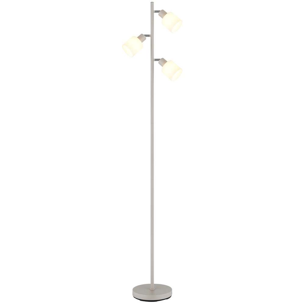 Vloerlamp Trent zand bruin