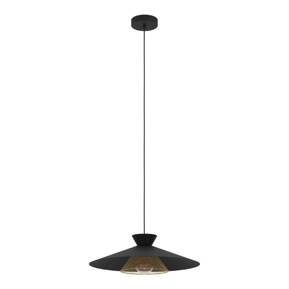 Zwarte hanglamp Grizedale Ø 50cm