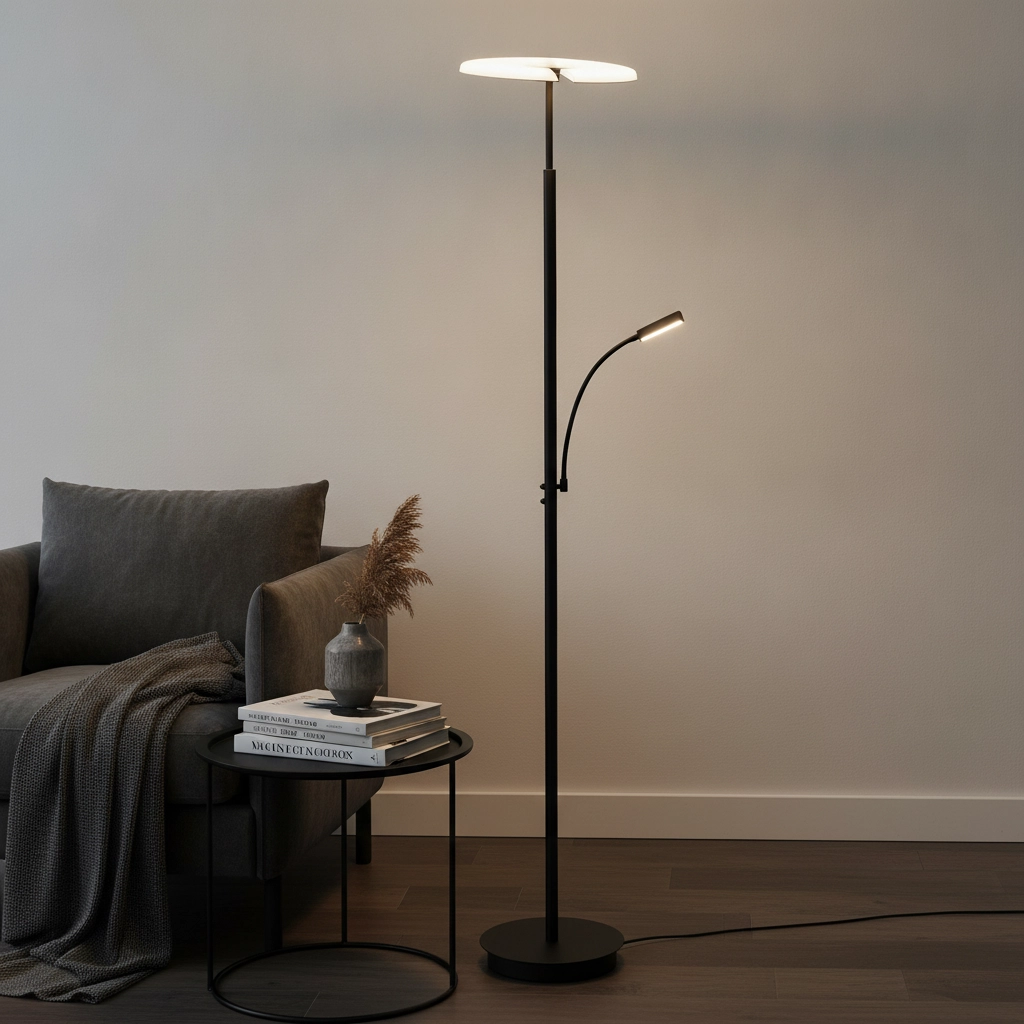Design leeslamp Riva zwart