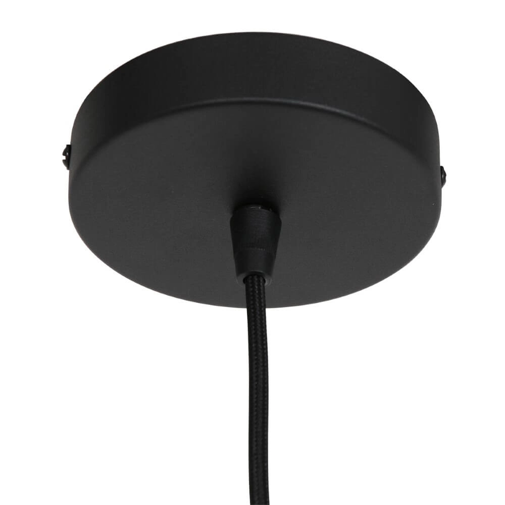 Zwart rotan hanglamp Sparkled Ø 60cm Steinhauer 8712746152937
