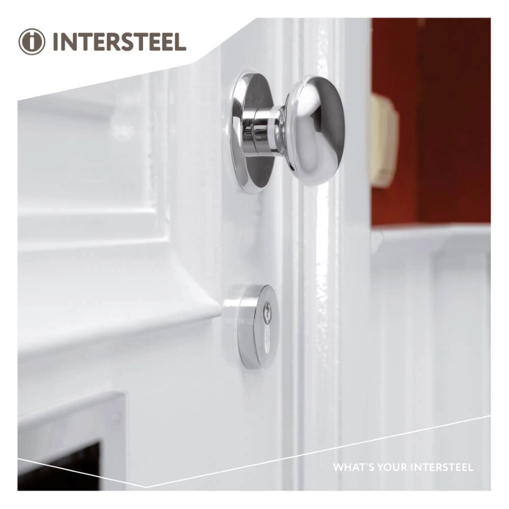 Veiligheidsrozet Salus kerntrekbeveiliging chroom Intersteel 8714186079546