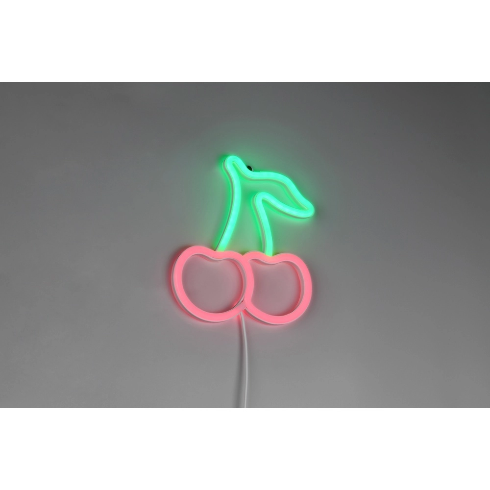 Neon wandlamp Cerise groen rood Trio 4017807657456