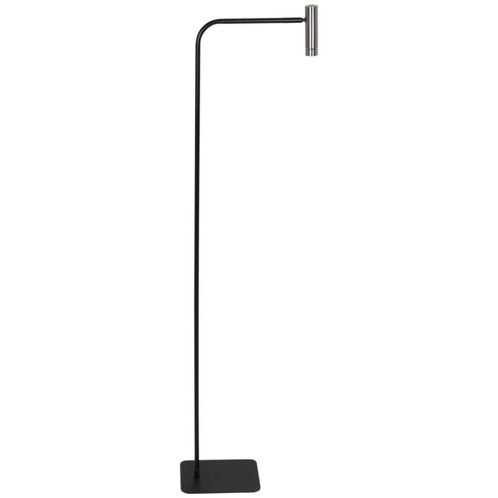 Vloerlamp Lumo zwart met nikkel Steinhauer 8712746184648