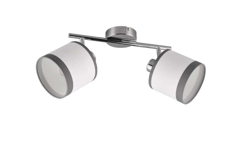 Plafondlamp Davos wit 2-lichts