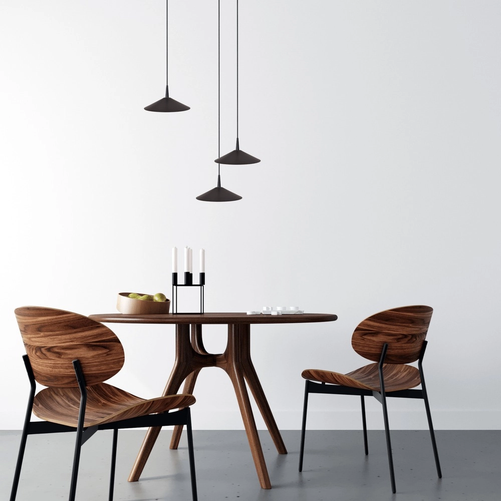 3-lichts hanglamp Ceppo zwart Ø 18cm rond Masterlight 8718121358628